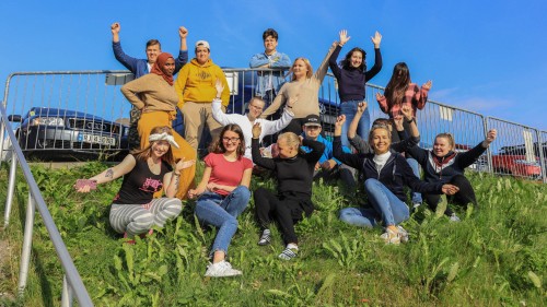 !Elever ved Nordkapp videregende skole