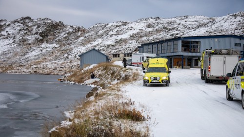 !Ndetatene rykket ut til 2. vannet i Storbukt. 