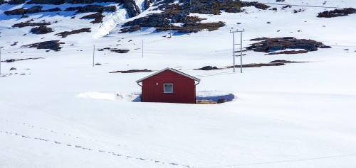 !Huset inneholder bland annet vannbehandlingsanlegget ved Skarsvg vannerverk.