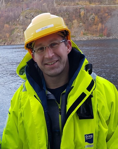 !Vidar Nicolaisen, den nye regiondirektren i Grieg Seafood Finnmark. (Foto: Grieg Seafood Finnmark)