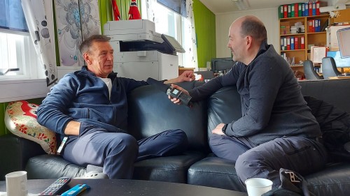 !Arnfinn Johansen og Kjell-Bendik Pedersen. 