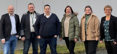 !Nordkapp Senterpartis kommunestyregruppe. Hugo Salamonsen, Tor Mikkola, Fred Magne Johansen, Charon Tauselv, Tora Helgesen og Heidi Holmgren.