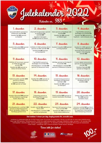 !Nordkapp med lokal julekalender i r. 