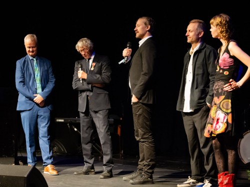 !Fr pningsfilmen "Lengsel etter ntid" Foto Erik Lingjrde.