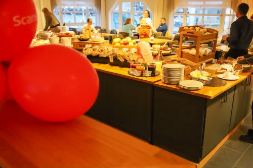 !Frokost hos Scandic Bryggen. 