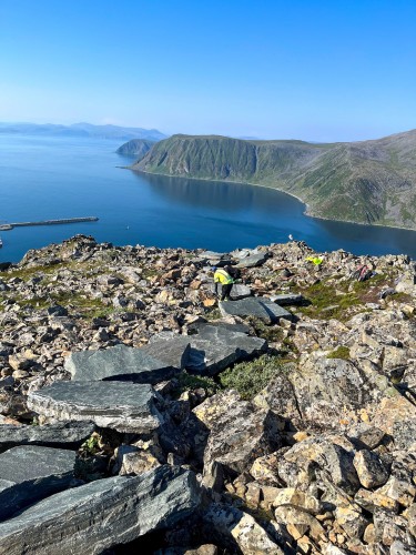 !Sherpaene p plass igjen p Storfjellet i Honningsvg. 