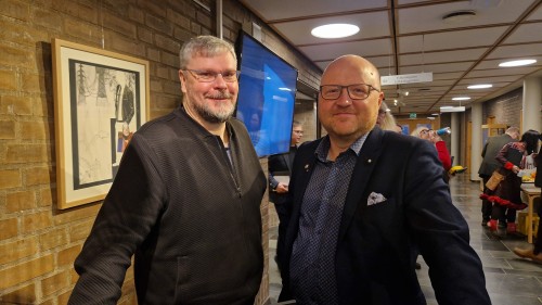 !Nordkalottfolkets Magne Ek og Thomas A. Mlmann beskte i hst sikkerhetssentret i Honningsvg, og fikk da innsyn i hvordan senteret nsker  utvikles videre. 