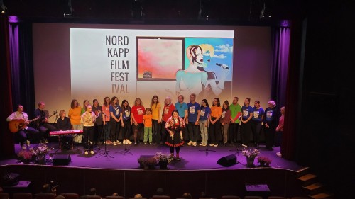 !pning av Nordkapp filmfestival 2024, frivillige og sametingspresident 
