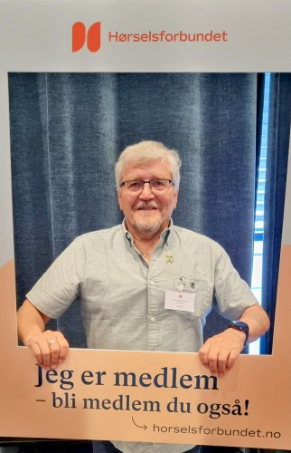 !Bernt-Aksel Jensen, p landsmtet i Hrselsforbundet. 