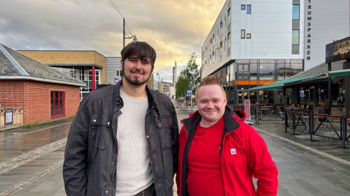 ! (fv) Lavrans Lyngstad og Thomas Grnnli Pettersen