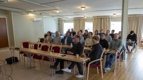 !Sj�huset torsdag morgen. 