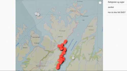 !Slik s� Area Nets driftsmelkingskart ut tirsdag morgen
