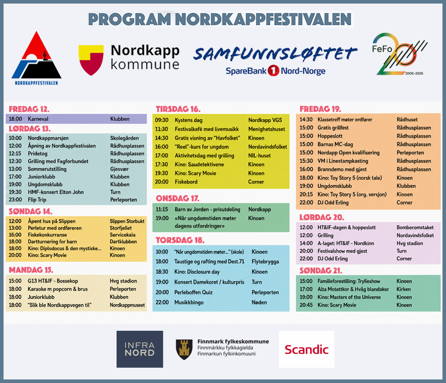 https://www.facebook.com/nordkappfestivalen