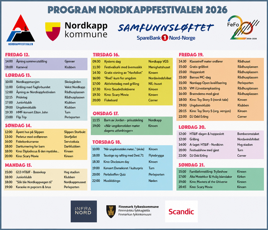 https://www.facebook.com/nordkappfestivalen