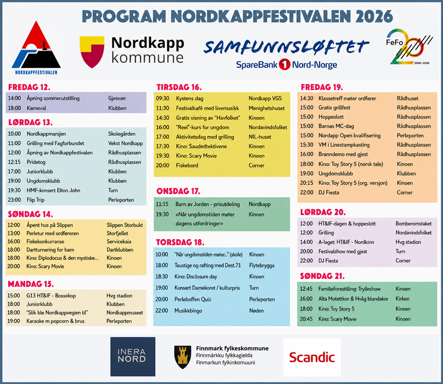 https://www.facebook.com/nordkappfestivalen