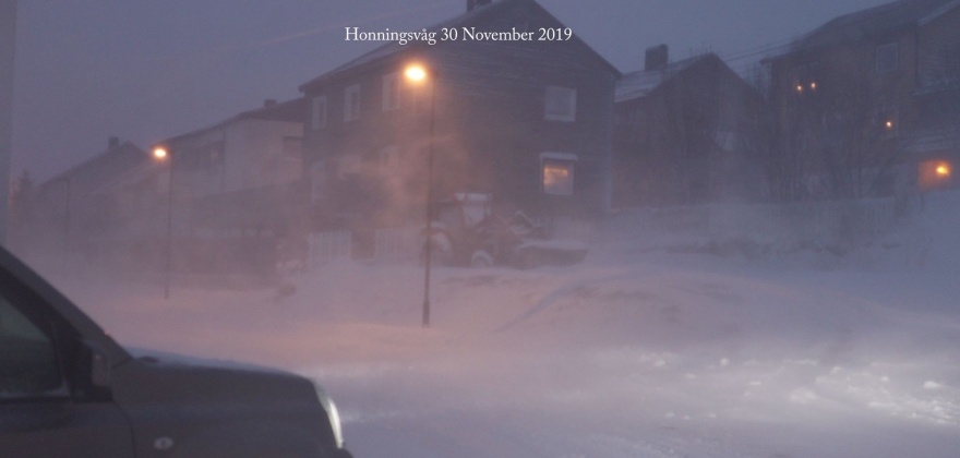 Uvær i Honningsvåg – se filmen Uvær i Honningsvåg – se filmen