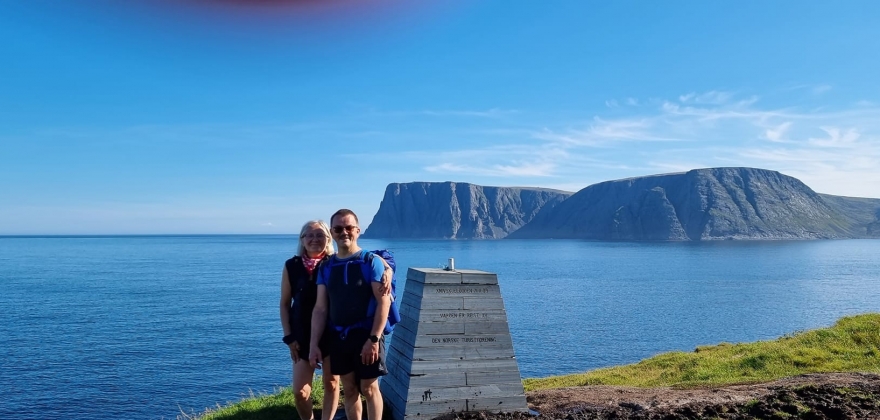 Nasjonal tursti til Knivskjellodden