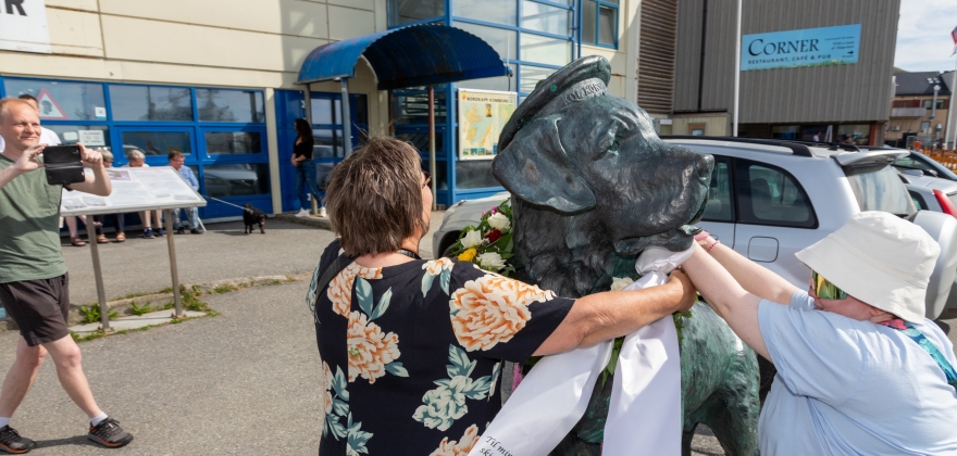 Minnet skipshunden Bamse Minnet skipshunden Bamse