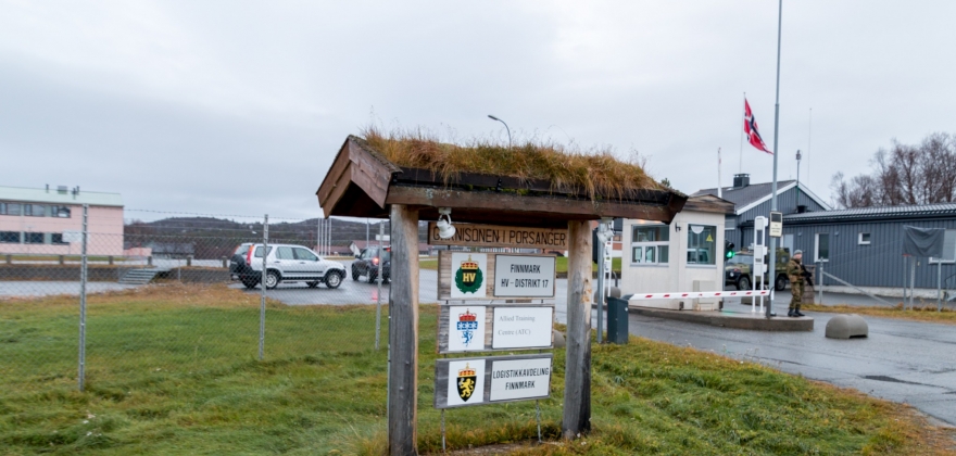 pen dag ved Porsangermoen leir