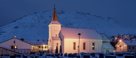 Fire juleaftengudstjenester i Nordkapp