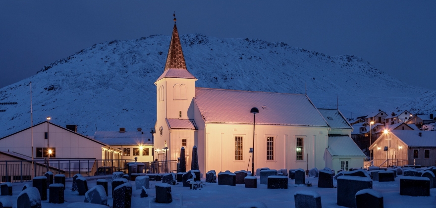 Fire juleaftengudstjenester i Nordkapp