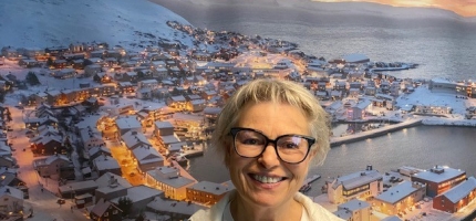 Liss-Berit er med i besøkstjenesten Liss-Berit er med i besøkstjenesten