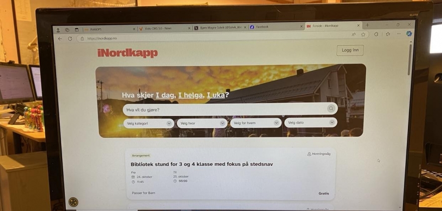 Håper flere benytter iNordkapp.no Håper flere benytter iNordkapp.no
