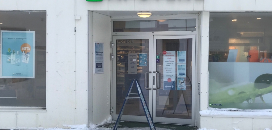 Apoteket har iverksatt smitteverntiltak Apoteket har iverksatt smitteverntiltak