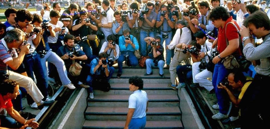 Diego Maradona i Honningsvåg Diego Maradona i Honningsvåg