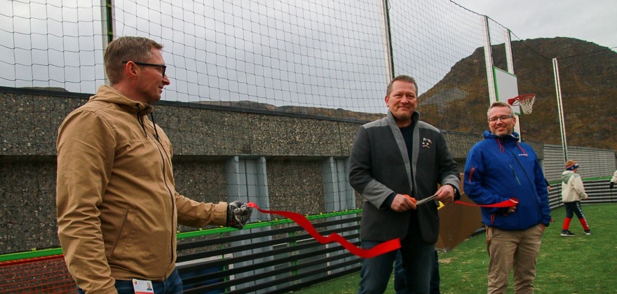Ballbingen i Nordvågen åpnet Ballbingen i Nordvågen åpnet