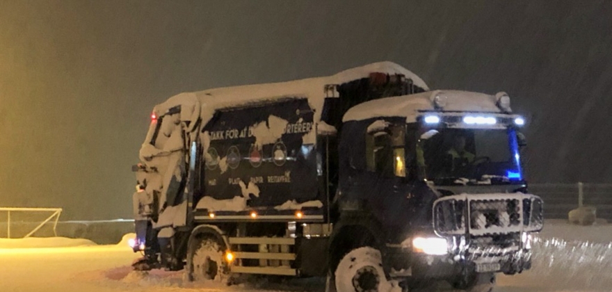 Utsatt tømming til torsdag Utsatt tømming til torsdag