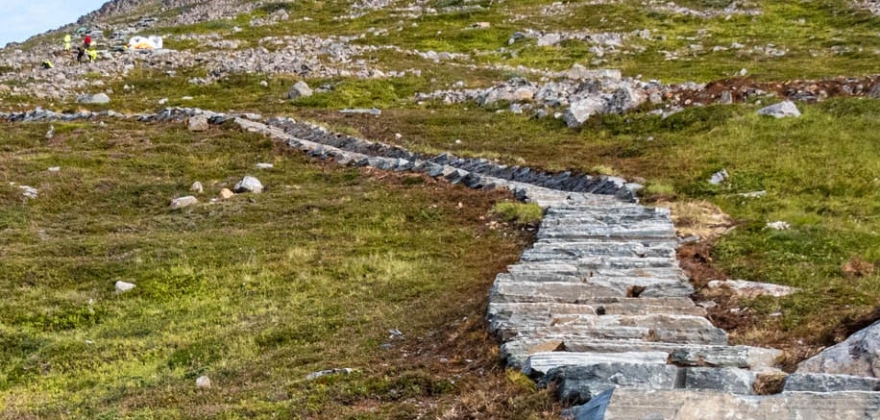 Skal telle brukerne av Nordkapptrappa Skal telle brukerne av Nordkapptrappa