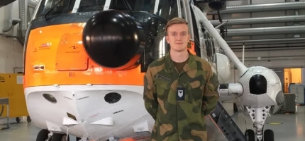 Sindre Andreassen satset på en karriere i Forsvaret Sindre Andreassen satset på en karriere i Forsvaret