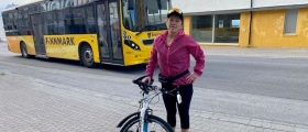 Wera Wøhni, en av dem som reparerer sykkelen hos Intersport Wera Wøhni, en av dem som reparerer sykkelen hos Intersport