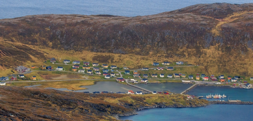 Ramlet i havet utenfor Skarsvåg  Ramlet i havet utenfor Skarsvåg