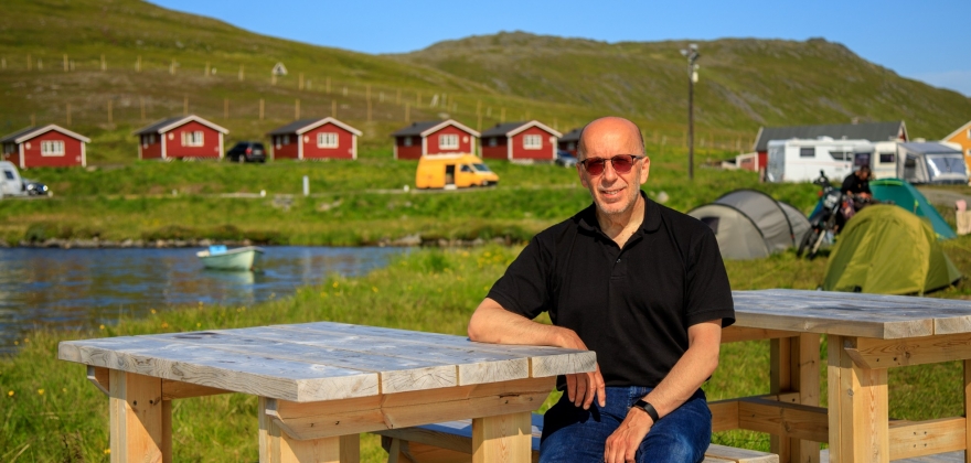 Thomassen har drevet campingplassen i 20 år Thomassen har drevet campingplassen i 20 år