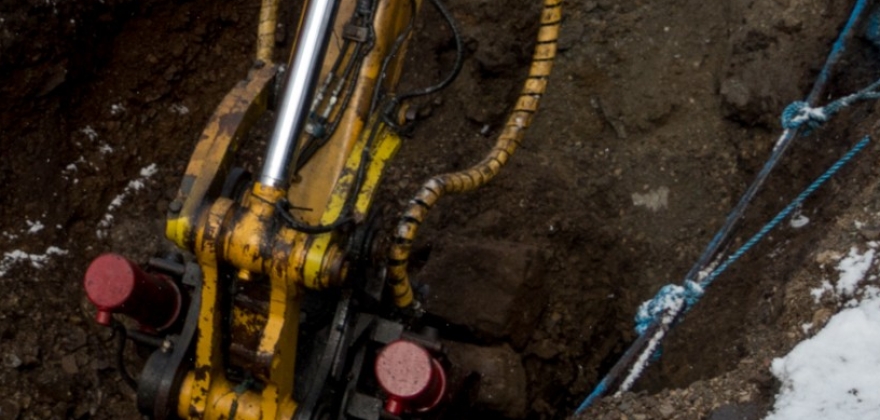 Vannlekkasjen reparert Vannlekkasjen reparert