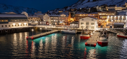 Åpning av flytebryggeanlegg i Honningsvåg og Skarsvåg Åpning av flytebryggeanlegg i Honningsvåg og Skarsvåg