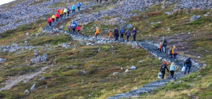 35 000 passeringer i Nordkapptrappa i 2025 35 000 passeringer i Nordkapptrappa i 2025