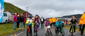 Sykkelløp for barn i Skarsvåg 