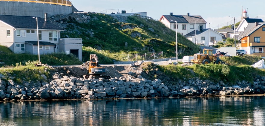 I gang med grunnarbeidet til lynladere I gang med grunnarbeidet til lynladere