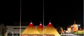 Ønsker telt under filmfestivalen Ønsker telt under filmfestivalen