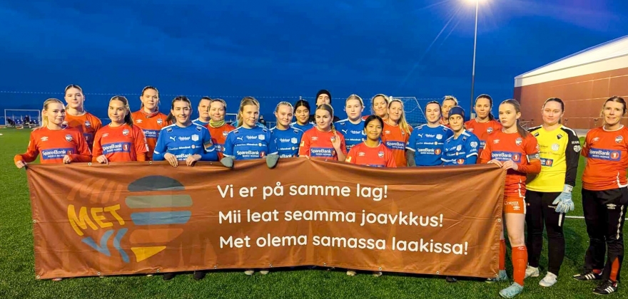 Damelaget spilte uavgjort Damelaget spilte uavgjort