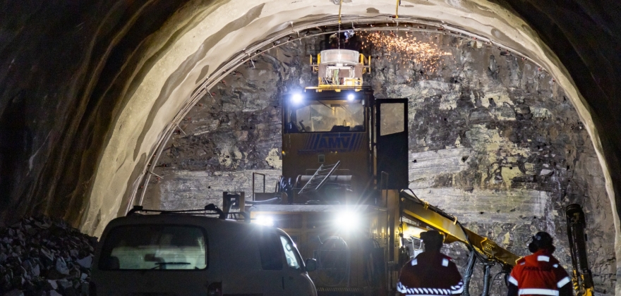 Gjennomslag for nye Skarvbergtunnelen