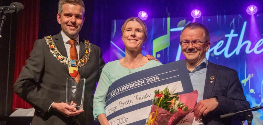 Kulturprisen til Hege-Beate Kulturprisen til Hege-Beate