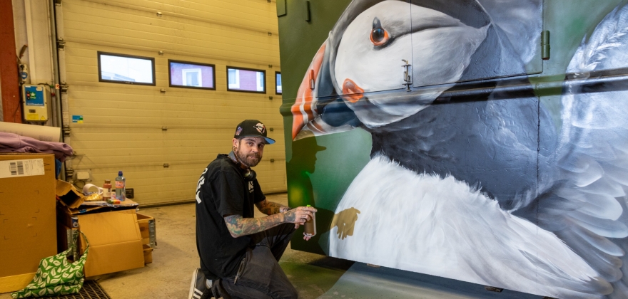 Kunst på container Kunst på container