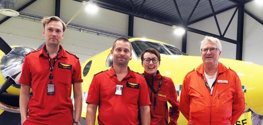 Får fast legebemanning på ambulansefly Får fast legebemanning på ambulansefly