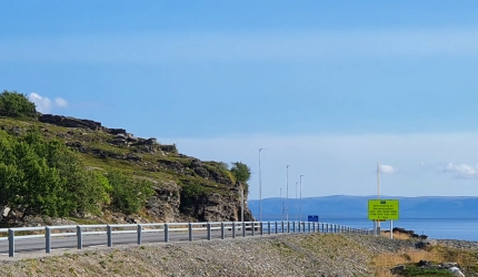 Fartskontroll ved Skarvbergtunnelen Fartskontroll ved Skarvbergtunnelen