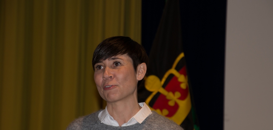 Utenriksministeren deltok på Kirkeneskonferansen Utenriksministeren deltok på Kirkeneskonferansen