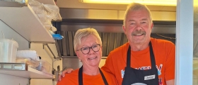 Sjømatsnadder på bryggefestivalen Sjømatsnadder på bryggefestivalen